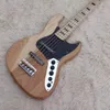 New electric guitar body in natural wood color, peach blossom core wood stock available for free delivery