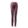 Damesbroek met hoge taille strakke lederen hoge taille strakke leggings voor vrouwen