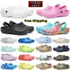 Free Shipping 2024 sandals famous designer women men kids clog slides slippers clogs beach waterproof shoes buckle outdoors sneakers triple black white pink