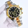 Watch Designer Watch Watchmen Mouvement mécanique automatique montre 40 mm chronographe lumineux saphir cristal céramique Cérazel en acier inoxydable Montre