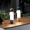 Lamps Shades Nordic LED Bedside Table Design Simple Pea ToGo Table Lamp for Bedroom Bar Study Restaurant Decoration Mini Table Lamp Q240416