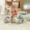 Andning Otter Sleep and Playmate Musical Stuffed Baby Plush Toys With Light Sound Born Sensory Bekväm gåvor 240411