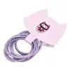 Haaraccessoires A2ES 10PCS Kinderen Girl Glitter High Elastic Rope vaste paardenstaarthouder 12 kleuren