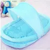 Crib per bambini in flanella Mosquito neonato a letti con piccola cuscinetto cuscino Mosquito Insect Insect Net Net Crypted Gauze Crib Baby Crib Mosquito Tenda L416