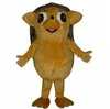 2024 Taille adulte Brown Hedgehog Mascot Costume Cartoon Characon Turnits Cost Furry Cost Halloween Carnival Birthday Party Robe