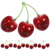 Feestdecoratie 20 pc's kast gesimuleerd klein fruitmodel set kind bruiloft decoraties plastic kinderen speelgoed