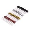 Opslagflessen 10 stks/lot Diy lipbuiscontainer met dop lege lippenstiftfles lipgloss cosmetische monsteraccessoires 2024