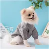 Dog Apparel New Pet Sweater Fadou Chihuahua For Small And Medium Sized Dogs Autumn Winter Clothes Jackets Drop Delivery Home Garden Su Ot2Va