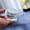 Aufbewahrung Flaschen 15G leere Augen Gesichtscreme Jar Body Lotion Verpackung Flaschenweg Acryl Goldbehälter Kosmetische Make-up Emulsion Unterflüssigkeit