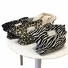 large Women Leopard Cosmetic Bag Canvas Waterproof Zipper Make Up Bag Travel Wing Makeup Organizer Beauty Case B3Ep#