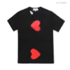 Célèbre t rouge d'amour entendre les t-shirts pour femmes jouent couple tshirt décontracté court t-shirts streetwear hip-hop tops imprimer # c136