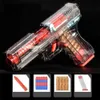 Toys Toys New Shell Ejection Soft Bullet Toy Gun for Boys Girls tirant des jeux Dropshipping Christmas Toys 240416