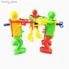 1 PC Windup Dance Robot Toy Baby Children Twisted Butts Dancing on Chains Development Gift Puzzle Big Toy Y240416