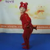 Children's drama cute little animals red fish show costumes