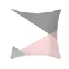 Kussen 45 45cm roze geometrische abstracte kussensloop literaire simpel cover meisje paar slaapkamer kamer huisdecoratie