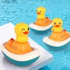 New Bath Toys Baby Wasserspiel Piratenschiff Duck Model Wasserhahn Elektrikspray für Kinder Schwimmen Badezimmer Kinder Geschenke Y240416