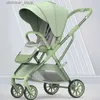 Strollers# Portable Baby Strollers Baby Travel Vouwing Infant Trolley Pram Shock High View kan gaan zitten of gaan liggen