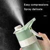 Water Bottles Spray Fog Bottle Large Capacity Male And Female Sports Food Grade Students Cool Down Portable Canteen Cup