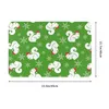 Tappeti scoiattoli natalizi 24 "x 16" tappetino da bagno in memory foam