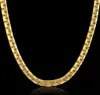 Kettingen Drop Hip Hop 6mm Gold kleur roestvrijstalen ketting mannelijke hele platte doos link dameshoenketen 20quot 233618917