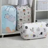 2024 Cartoon Urso Urso Bolsa de armazenamento colapsável Porta de porto transparente Roupas de organizador cobertor Baby Toy Basket Recursiner Sacos de viagem 1. Para