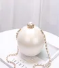 2020 Fashion Design Pearl Ball Party Abend Taschen Frau Handtaschen Globale sphärische Acrylhartkoffer Schulter kleiner Crossbody -Tasche Q7596689