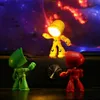 Lamps Shades Mini night light LED cartoon cute hero police desk lamp decoration bedroom desk lamp childrens holiday gift Q240416