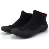 Sapatos de meias de frete grátis Plataforma casual Men Women Black Grey Red Socks Plataforma Soakers Sneakers feminino Gai