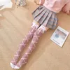 Chaussettes sexy dessin animées bas de genou pour femmes arc de bonbon rabbit rose fille longue tube sexy mignon mignon sweet lolita cuisse bases cosplay 240416