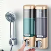 Dispensador de jabón líquido Accesorios de baño Botellas de champú montada