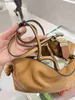 Loeweelry Loeweelry 1to1 حقائب مصممة للنساء حقيبة Flamenco Flamenco Lucky Bag Mini Draysring Handbag Top Brand Totes Bithide