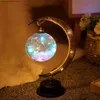 Lamps Shades LED moon night light with bracket used for home bedroom party bedroom home decoration products Q240416
