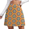 Signe Capri Sunshine Mandala Mini Skirt Night Club Outfits Summer Summer Abito da donna 2024 Extetica degli anni '90