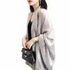 Ivory Grey Black Bolero Women lg hausse les épaules pour la fête de mariage Dr Cape Lady Scarf Bridedal Bridesmaids Svening Shawls and Wraps H3J7 #