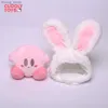 Huites clés en peluche Kirby Keychain Pension Plux Cartoon Soft Pp Cotton COSPlay Cosplay Rabbit Kawaii Kirby Plavier Prèchement Pendeur pour enfants Give Gift Y240415