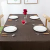 Panno da tavolo contemporaneo e contratto 2024 impermeabile a colore puro rettangolo di biancheria domestica Cloth_jes923