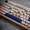 Tillbehör 1 Set Aifei Blue Pink KeyCaps ABS Double Shot Key Caps Cherry Profile KeyCap för anpassat mekaniskt tangentbord 64 68 87 96 98