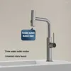 Keukenkranen trek eruit zinkmixer Tap 360 graden roteerbare bassin kraan multifunctionele stroom spuitkoud koude water kranen