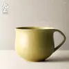 Mugs Handmade Coarse Pottery Coffee Cup Hand Punch Vintage Mug Kiln Baked Simple Home Single Creative