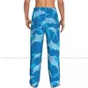 Abbigliamento da uomo pantaloni per sonno sciolti pigiami pajamas pattern pajams lungh bottoms homewear casual homewear