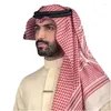 Ethnic Clothing Abaya Islamic Men Robe Muslims Dresses Djellaba Simple Shirts Arabic Dress With Arab Head Scarf