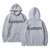 Men's Hoodies Women's Hoodie Double Sided Print Long Sleeve Top Winter Warm Fleece Unisex Sportswear Casual Pullover