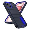 3 em 1 PC para serviço pesado+TPU Casos de telefone robustos para iPhone 15 14 12 11 Pro Max 13 mini x xs Max Samsung S24 Ultra Plus Caso à prova de choque