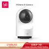 System Yi Dome Camera X 1080p Fhd Ip Cam Security Pan&tilt Indoor Baby Monitor Wifi Auto Tracking Night Vision Human & Pet Detection