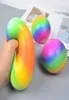 Rainbow Vent Ball Squezy Stresm Ball Squish Ściśnij gumową kulkę stresową lęk stresowy Stres Stress Bals Autism Toys H32015738152