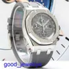 AP Brand Wrist Watch 26470 Elephant Grey Royal Oak Offshore 42 Calendrier Calendrier Timing Automatic Mechanical Precision Steel Mens Watch