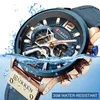 Curren Luxury Brand Men Analog Leather Sports Watches Mens Exército Vista Militar Male Data Macho Quartz Relógio Relogio Masculino 240408