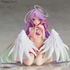 Action Toy Figures 2023 mini NO GAME NO LIFE Jibril Fairy Shampoo Ver. PVC Japanese Anime Sexy Figure Action Model Toys Collection Doll Gift Y240415