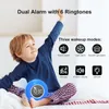 2024 new RGB phantom colour creative colourful night light student alarm clock desktop glow-in-the-dark clock