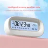 Smart Alarm Clock Creative Transparent Digital For Student Multifunction Electronic With Date Snooze Countdown 240410